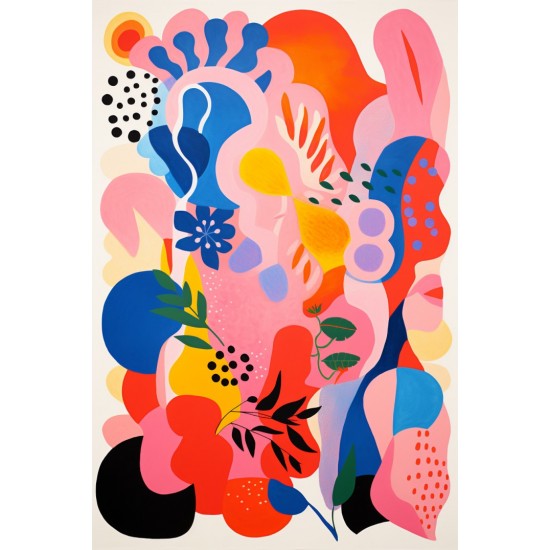 Matisse shapes - Πίνακας σε καμβά Κάδρα / Καμβάδες