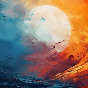 Moon light - Πίνακας σε καμβά Moon light - Πίνακας σε καμβά