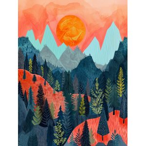 Mountains - Πίνακας σε καμβά
