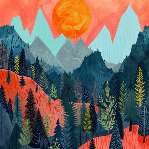 Mountains - Πίνακας σε καμβά