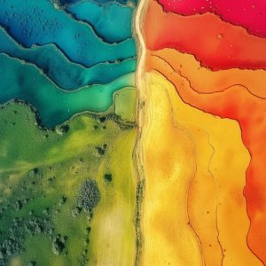 Rainbow colors - Πίνακας σε καμβά