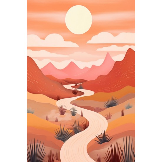 Split in two - Πίνακας σε καμβά