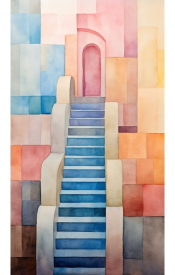 Stairs art - Πίνακας σε καμβά