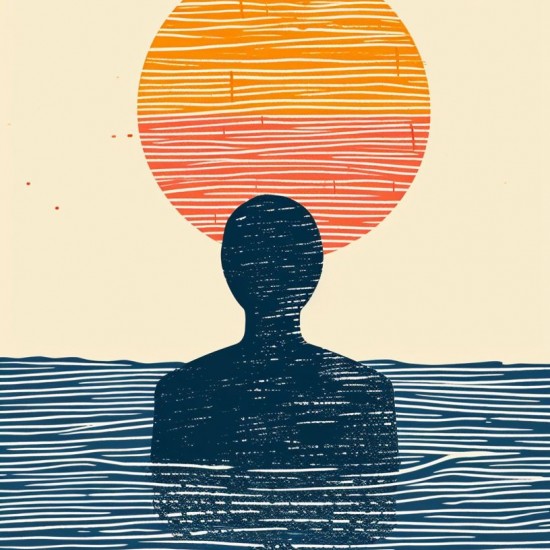 Swimming - Πίνακας σε καμβά