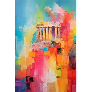 The parthenon of Greece - Πίνακας σε καμβά