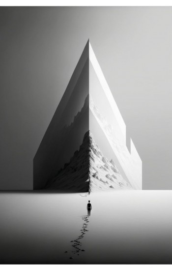 White mountain 2 - Πίνακας σε καμβά