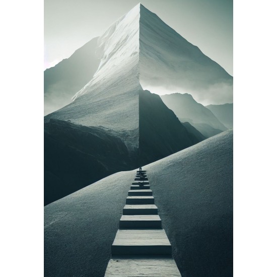 White mountain - Πίνακας σε καμβά