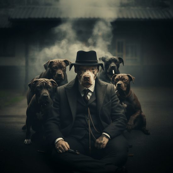 Pitbull - Mafia animals - Πίνακας σε καμβά