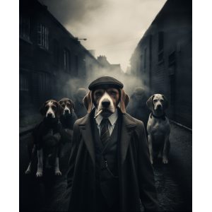 Beagle - Mafia animals - Πίνακας σε καμβά