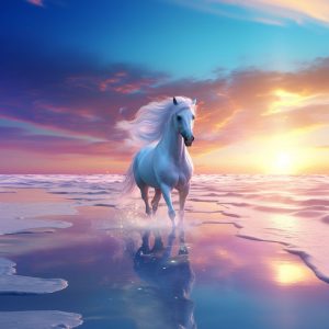 Arctic horse - Πίνακας σε καμβά Arctic horse - Πίνακας σε καμβά
