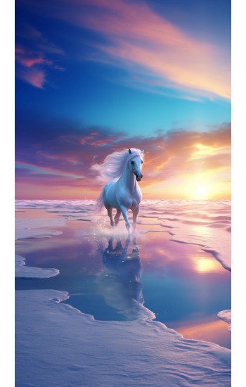 Arctic horse - Πίνακας σε καμβά