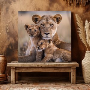 Baby lions - Πίνακας σε καμβά