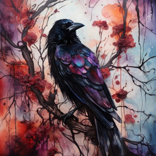 Black crow 2 - Πίνακας σε καμβά