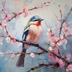 Blossom cherry in spring - Πίνακας σε καμβά