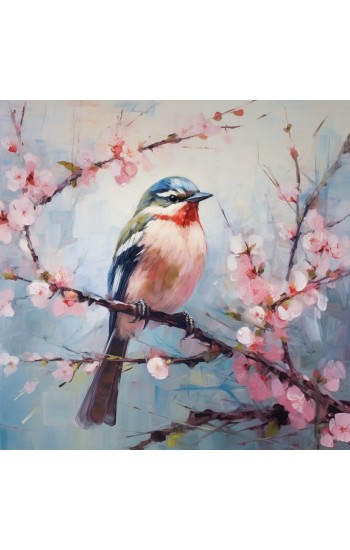Blossom cherry in spring - Πίνακας σε καμβά