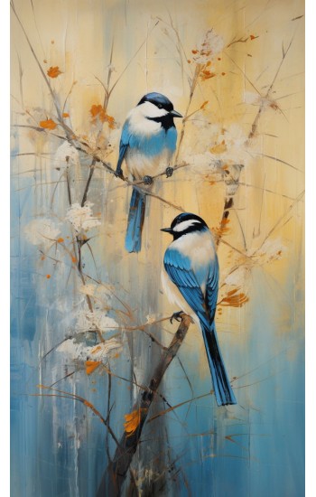 Bluebirds - Πίνακας σε καμβά