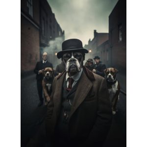 Boxer - Mafia animals - Πίνακας σε καμβά