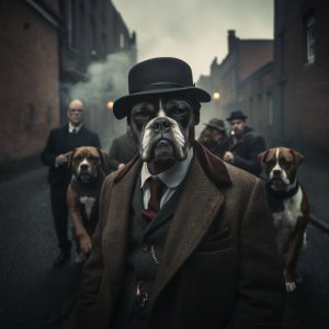 Boxer - Mafia animals - Πίνακας σε καμβά