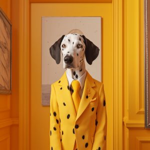 Dalmatian elegance 2 - Πίνακας σε καμβά