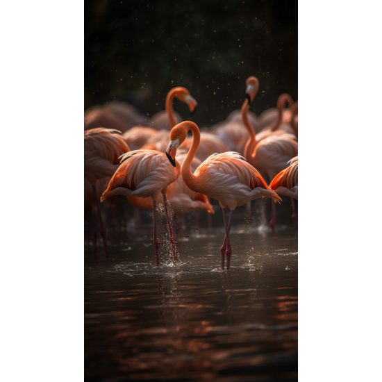 Flamingos - Πίνακας σε καμβά Flamingos - Πίνακας σε καμβά