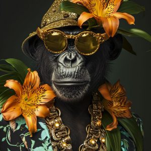 Funky monkey - Πίνακας σε καμβά