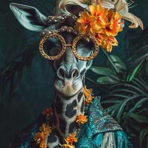 Giraffe extra vagance - Πίνακας σε καμβά