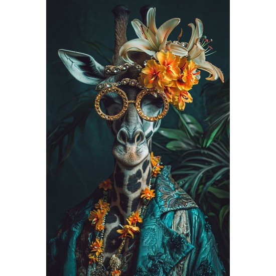 Giraffe extra vagance - Πίνακας σε καμβά - Πίνακας σε καμβά Κάδρα / Καμβάδες