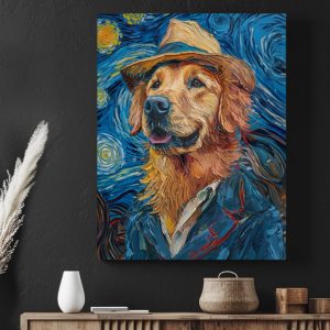 Golden retriever - Πίνακας σε καμβά