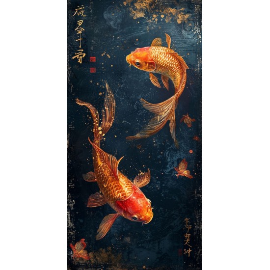 Goldfishes - Πίνακας σε καμβά - Πίνακας σε καμβά Κάδρα / Καμβάδες