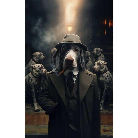 Setter - Mafia animals - Πίνακας σε καμβά