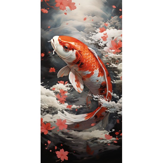 Koi pond - Πίνακας σε καμβά