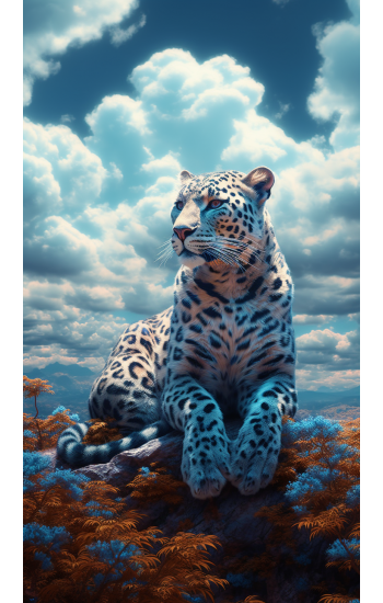Leopard queen - Πίνακας σε καμβά