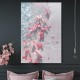 Pink  butterflies - Πίνακας σε καμβά Κάδρα / Καμβάδες