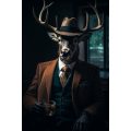 Reindeer brandy - Πίνακας σε καμβά Reindeer brandy - Πίνακας σε καμβά