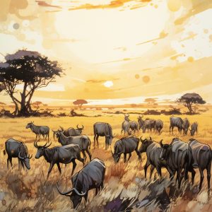 Savanna - Πίνακας σε καμβά