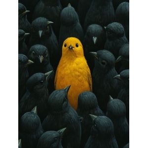 The yellow canary - Πίνακας σε καμβά