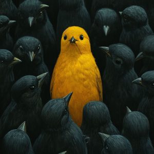 The yellow canary - Πίνακας σε καμβά