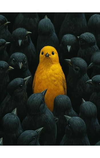 The yellow canary - Πίνακας σε καμβά