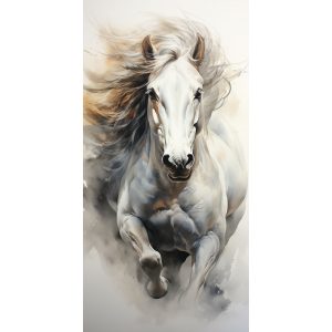 White horse - Πίνακας σε καμβά