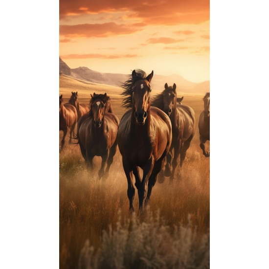 Wild horses - Πίνακας σε καμβά Κάδρα / Καμβάδες