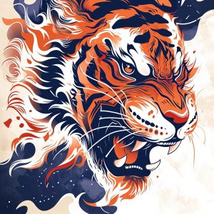 Year of the tiger - Πίνακας σε καμβά