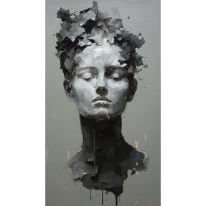 Abstract face - Πίνακας σε καμβά