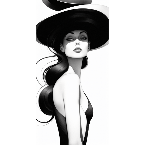 Black stillness - Πίνακας σε καμβά