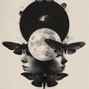 Night butterfly - Πίνακας σε καμβά
