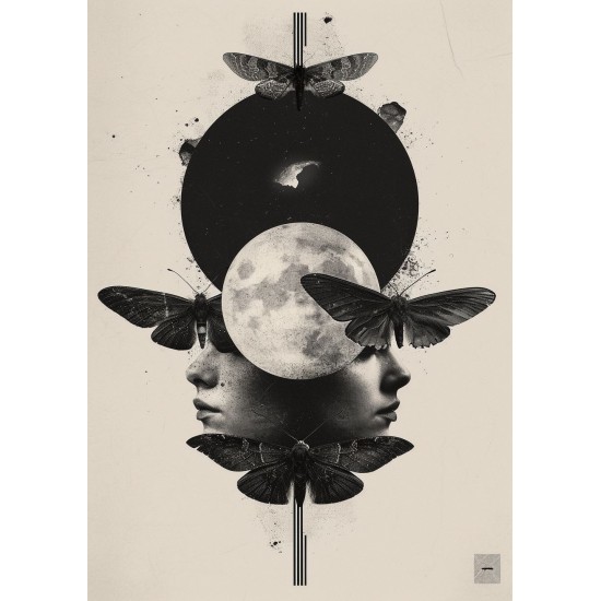 Night butterfly - Πίνακας σε καμβά