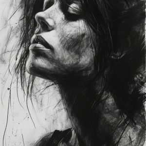 Sad woman - Πίνακας σε καμβά