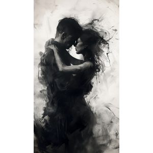 Shadow couple - Πίνακας σε καμβά