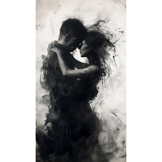 Shadow couple - Πίνακας σε καμβά