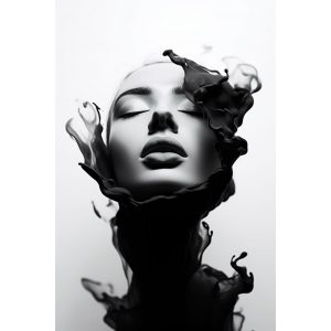 Smoke face - Πίνακας σε καμβά