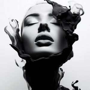 Smoke face - Πίνακας σε καμβά